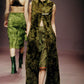 Prada Green Shearling Sleeveless Coat FW 1999 - S
