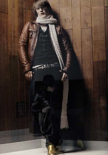 Dior Homme T-Pocket Brown Leather Jacket FW 2005 - L